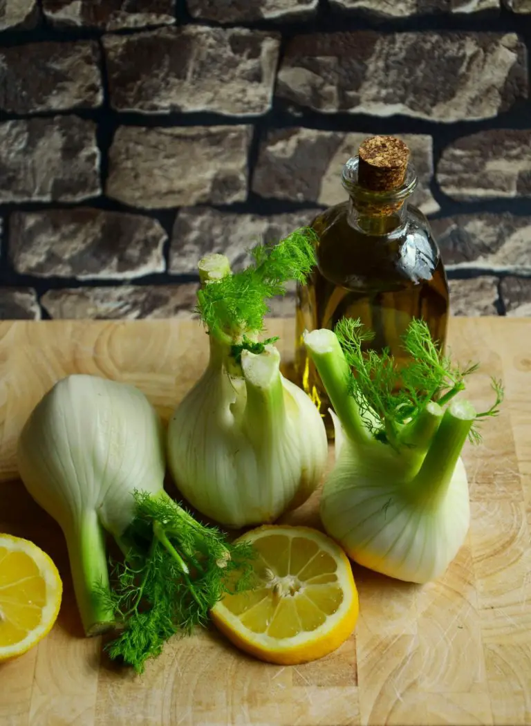 A close up picture of fennel.