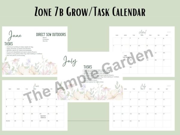 zone 7b planting calendar